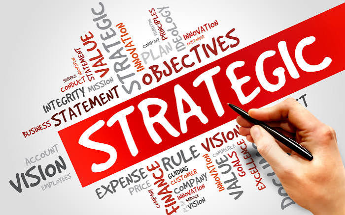 Image of strategic plan word cloud